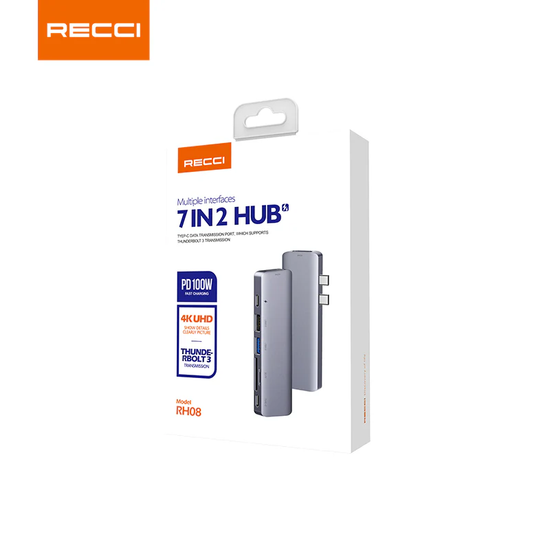  Recci RH08 7 in 2 Hub For Iphone